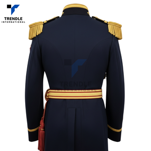 Manteau de cérémonie sur mesure avec bordure tressée dorée, tenue formelle pour événements et bandes, unisexe, toutes saisons - Product Image 4