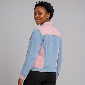 Durable Women Denim Jacket Custom Logo Breathable Washed Cotton Button <b>Up</b> Casual Streetwear Fashion Women <b>Jean</b> Jacket for Winter - Product Image 3