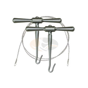 Kit d'instruments chirurgicaux orthopédiques en acier inoxydable avec poignées ergonomiques pour la coupe osseuse, réutilisable, professionnel, pour traumatismes - Product Image 1