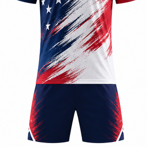 Ensemble Maillot et Short de Football Personnalisé pour Équipes – Tenue de Sport Athlétique Imprimée sur Mesure – Vêtements de Performance Sportive en Gros - Product Image 4