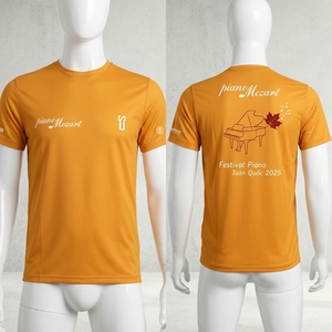 เสื้อเปียโน พิมพ์ลายแบบซับลิเมชั่น ระบายเหงื่อได้ดี ผลิตจากโรงงานโดยตรง เสื้อเปียโนสำหรับงานดนตรี รับผลิตแบบ OEM ODM - Product Image 2