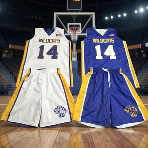 Tenue d'équipe de haute qualité pour jeunes, personnalisée, imprimée par sublimation, respirante, 100% polyester, ensemble de basket-ball rose, personnalisé pour hommes et femmes - Product Image 6