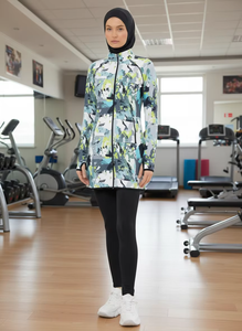 Conjunto Deportivo Musulmán para Mujer con Cierre y Bolsillos, de Secado Rápido, Precio al por Mayor - Product Image 5