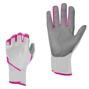 Fabricants professionnels de gants de frappe de baseball de haute qualité en cuir de chèvre, couleur unie, style personnalisé. - Product Image 3