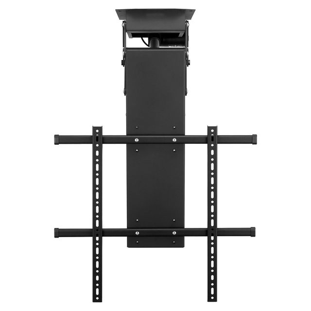Electric Adjustable Motorized Ceiling TV Mount 32-70 Inch TV Wall Mount Flip TV Mount with Cart for TV Installation