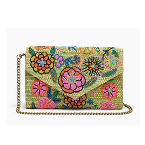 Indian Bohemian Style Handmade Beaded <b>Women</b> Messenger Clutch <b>Bags</b> Elegant Boho Style Evening Shopping Shoulder <b>Bag</b> Wholesale - Product Image 2
