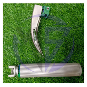 Kit de laryngoscope Miller réutilisable, ampoule LED, 4 lames, 1 poignée, acier inoxydable, emballé dans une boîte en plastique - Product Image 6