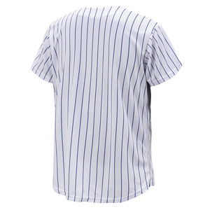 Baseball Jersey Orange Trim Customized Front Button Short Sleeve Breathable Eco-Friendly 100% Polyester Adults <b>Sport</b> <b>Apparel</b> - Product Image 2