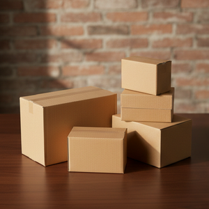 Durable Recycled Materials Corrugated Cardboard Rigid <b>Boxes</b> Brown Kraft Shipping Mailer <b>Boxes</b> for E Commerce Wholesale Export - Product Image 3