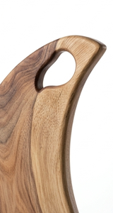 Planche à découper en bois de manguier en forme de croissant de lune, plateau de service pour charcuterie - Product Image 5