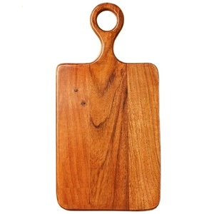 Natural Wooden Chopping Board Made of High Quality Fruits & Vegetables Cutting Board With Handle <b>Kitchen</b> Accessories - Product Image 1