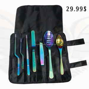 Juego profesional de 8 pulgadas, 10 pinzas de Chef chapadas en Metal ecológicas de alta calidad, mango de acero inoxidable, Apto para lavavajillas, hogar - Product Image 5