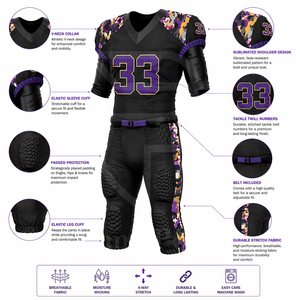Uniforme de Fútbol Americano Personalizable 2026, Transpirable, con Nombre del Equipo, Ropa Deportiva de Alto Rendimiento, OEM, ODM, al por Mayor - Product Image 5