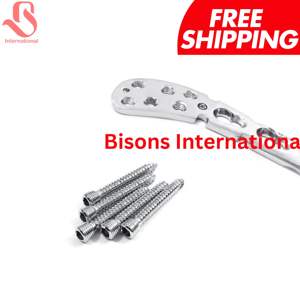 ชุดแผ่นล็อคกระดูกไหปลาร้าส่วนหน้าสแตนเลส BISONS พร้อมสกรู ไขควง ดอกสว่าน ชุดอุปกรณ์ผ่าตัดกระดูกและข้อ CE - Product Image 4