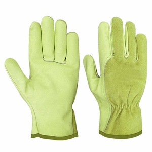 Top Quality Goatskin and Split Leather <b>Driver</b> Work <b>Gloves</b> for Unisex Heavy Duty Industrial Hand Safety Gardening <b>Gloves</b> - Product Image 6