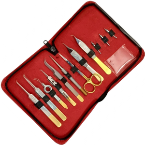 Juego de Instrumentos Profesionales de Alta Calidad Reutilizables para Trasplante Capilar de Metal Med Corporation - 0.8mm/0.9mm/1.0mm Alemán - Product Image 3