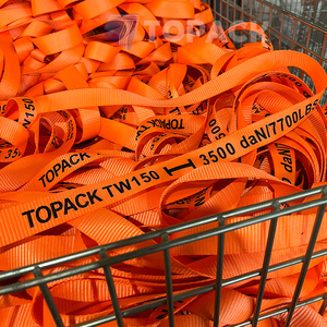 Cinghia di Fissaggio in Poliestere con Logo Personalizzato, 32 35 40 50mm, Cinghia Resistente da 2 Pollici per Imballaggio Pallet e Fissaggio Carichi - Product Image 3