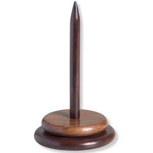 Eco-Friendly Wooden Yarn Holder Stand Round Shape Fashion Style 11.5cm Length 3mm Thickness Durable <b>Sewing</b> Accessory - Product Image 1