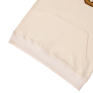 เสื้อสเวตเชิ้ตคอกลมสีครีมสำหรับผู้ชาย ปักหมายเลข 19 ที่กระเป๋าหน้า ทรงปกติ สวมใส่สบายๆ แบบลำลอง ผ้าถัก สำหรับใส่ในฤดูใบไม้ร่วง - Product Image 2