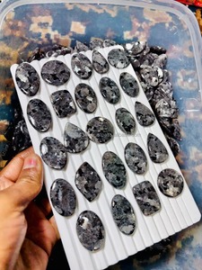 Cabochons Larvikite de Haute Qualité, Pierres Précieuses Naturelles en Vrac, Lot de Pierres Semi-Précieuses pour la Fabrication de Bijoux - Product Image 4