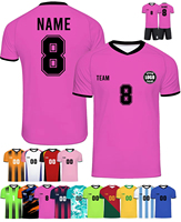 Chemise à imprimé intégral, t-shirts personnalisés pour hommes, sublimation, 100% polyester, maillots de football, séchage rapide, design unique, uniforme de football