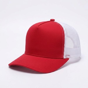 Casquette Trucker en Maille Bicolore Personnalisable, Casquette Snapback Ajustable, Casquette de Baseball Respirante à Visière Courbe, Couvre-chef Décontracté pour l'Extérieur - Product Image 4