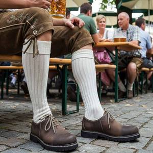 Zapatos Bávaros para Hombre Leather Spot LS-12000 Oktoberfest, Parte Superior de Cuero de Ante, Plantilla Interior, Cordones, Suela de Goma, Aptos para Todas las Estaciones - Product Image 2