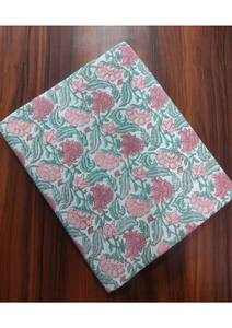 Nouvel Arrivage Boh Creation Tissu en Coton 90 GSM Tissé à Poids Moyen, Imprimé Floral au Bloc Manuel Sanganeri, Art Ethnique, Écologique et à Séchage Rapide - Product Image 3