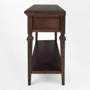 Mesa de Sofá Clásica de Hierro con Acabado Espresso, Escritorio para Pasillo, Estilo Moderno, Mueble de Exhibición para Sala de Estar, Hotel - Product Image 3