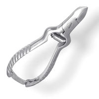 Coupe-ongles incurvé professionnel en acier inoxydable de qualité chirurgicale, robuste, pour podologie, ongles incarnés épais, à mâchoires larges