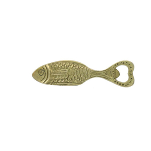 Décapsuleur vintage en laiton antique en forme de poisson, en aluminium moulé, pour bouteilles de bière, avec logo personnalisé, cadeaux souvenirs nautiques en gros - Product Image 5