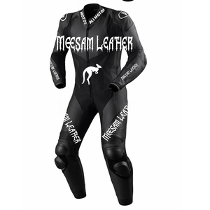 ชุดแข่งรถมอเตอร์ไซค์หนังแท้ ชุดมอเตอร์ไซค์หนังหนา ผลิตในประเทศปากีสถาน ชุดขับขี่มอเตอร์ไซค์ ชุดแข่งรถคุณภาพพรีเมียม Kangaroo - Product Image 1