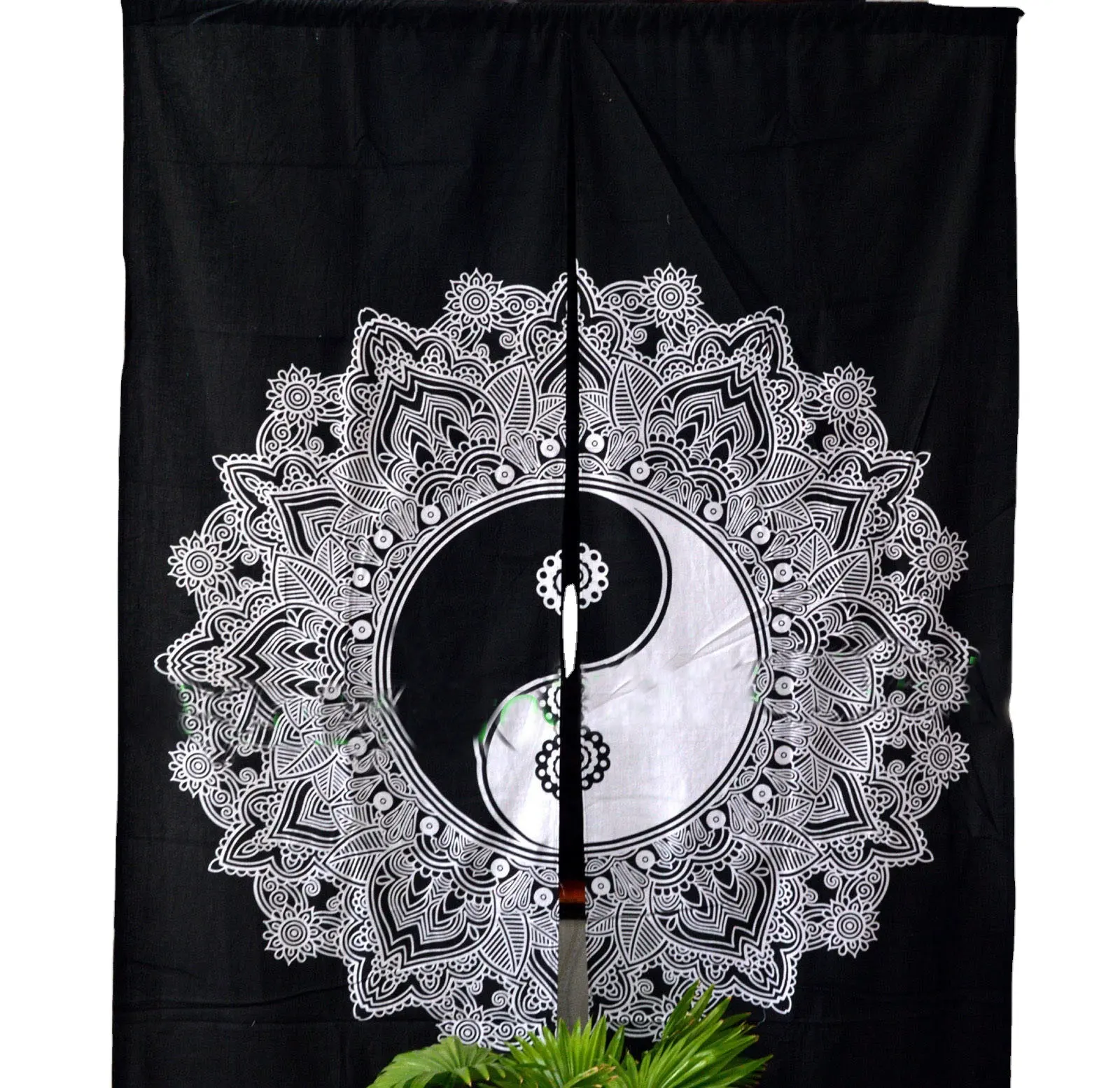 Neueste handgefertigte Mandala bedruckte Vorhang handgefertigte Baumwoll-Dekor-Vorhänge für Wohnzimmer-Dekoration zu günstigen Großhandelspreisen