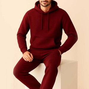 Survêtements décontractés pour hommes avec logo personnalisé en gros / Survêtements élégants de qualité supérieure pour hommes en 100 % coton - Product Image 2