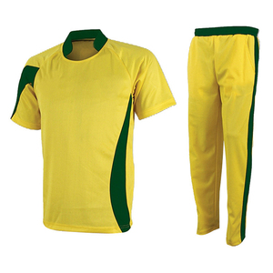 Custom Breathable Cricket Uniform Kit <b>Short</b> Sleeve Shirt and <b>Trousers</b> with Front Logo-Custom Cricket Match Wear - Product Image 5
