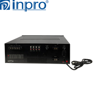 Inpro YT-200 200W Profesyonel Sistem Güç Amplifikatörü, 5 Kanal Mikrofon ve AUX Girişleriyle