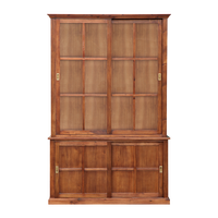 Armoire de rangement convertible en bois massif moderne et traditionnelle, finition brillante, portes à panneaux, fabrication sur mesure, meubles individuels