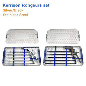 Juego de Kerrison Rongeur Manual Giratorio Premium, Instrumento Ortopédico de Corte Óseo para Neurocirugía Espinal, Fabricante OEM - Product Image 5