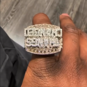 High Quality Vvs Diamond <b>Ring</b> 14k Rose Gold Diamond <b>Ring</b> GRA Certified Diamond 925 Sterling <b>Silver</b> Hip Hop <b>Ring</b> for <b>Men</b> - Product Image 3