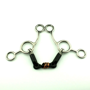Bocados para Caballos de Acero Inoxidable de Alta Calidad, Enrollados en Alambre de Cobre, con Boquilla de Hierro Dulce de Tres Piezas - Product Image 5