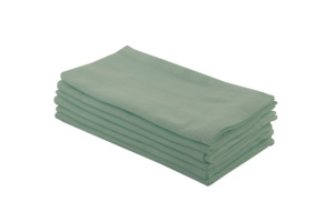 Stock en gros à l'étranger : Serviettes carrées réutilisables 16x16 pouces 100% coton, durables et écologiques pour avion - Product Image 2