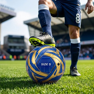 Balón de Entrenamiento de Fútbol Profesional Talla 5, Ligero, Cómodo, Superficie Personalizable, Rendimiento Confiable para Clubes - Product Image 2