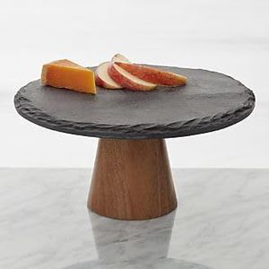 Premium Design <b>Marble</b> <b>Cake</b> <b>Stand</b> With Wooden Base <b>Marble</b> and Wood <b>Cake</b> <b>Stand</b> With <b>Cake</b> Platter at Factory Wholesale Price - Product Image 3