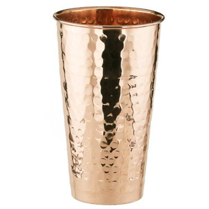 Ensemble de verres à boire en cuivre gaufré de qualité supérieure, vaisselle de luxe en métal pour Moscow Mules et bien-être par le yoga, articles en cuivre décoratifs pour la maison - Product Image 4