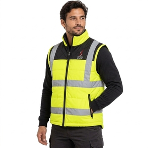 Chaleco de Seguridad para Hombre, Alta Visibilidad, Reflectante, Tejido Resistente, Ajuste Cómodo, Ligero, Tela Utilitaria - Product Image 6