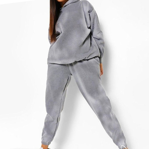 Nuevo chándal de moda con lavado ácido para mujer, chándal de manga larga transpirable y resistente para mujer, con calidad económica. - Product Image 2