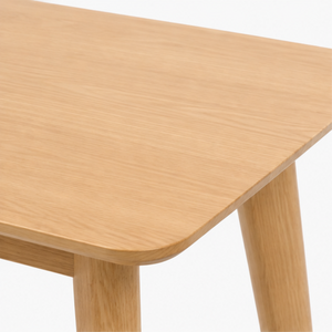 Ensemble de salle à manger ARTERRA Premium en teck scandinave moderne et écologique avec chaises à dossier à lattes et table rectangulaire pour projets hôteliers - Product Image 5
