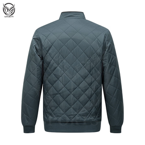 Chaqueta de Invierno Acolchada Personalizada 100% Poliéster con Capucha, Cierre de Cremallera, Tela Brillante de Secado Rápido, Resistente al Viento, Servicio OEM para Hombre - Product Image 2