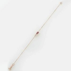 Bracelet délicat en tourmaline unique, argent sterling 925 plaqué or 14 carats, bijou raffiné, cadeau pour elle - Product Image 4