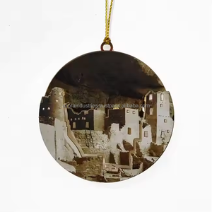 Adornos navideños de latón modernos de lujo-Tamaño y forma personalizables respetuosos con el medio ambiente - Product Image 2